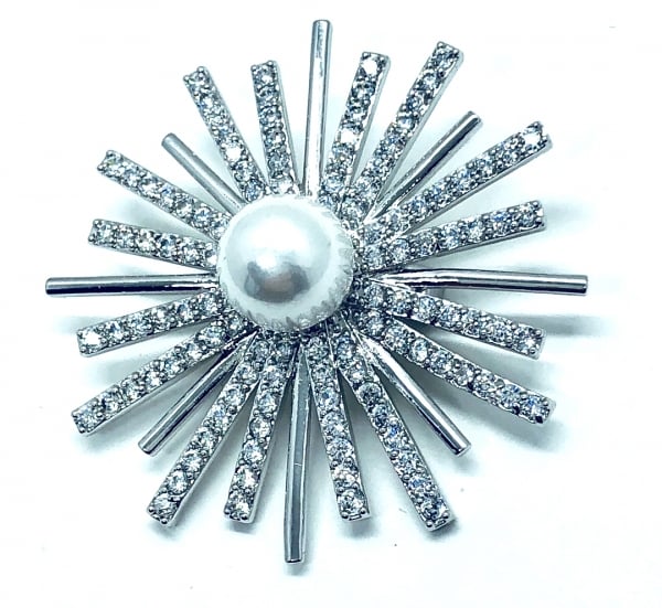 Brosa Médaillon Soleil & Esarfa Coco by Borealy [2]