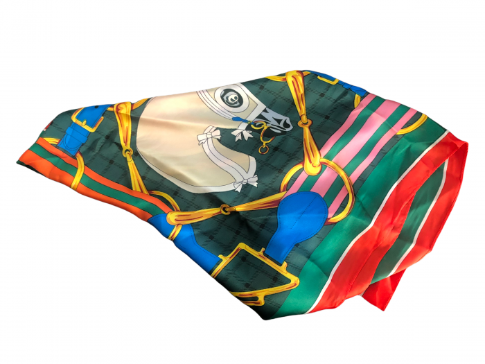 Brosa Multicolor Bow & Cadou Esarfa Matase [5]