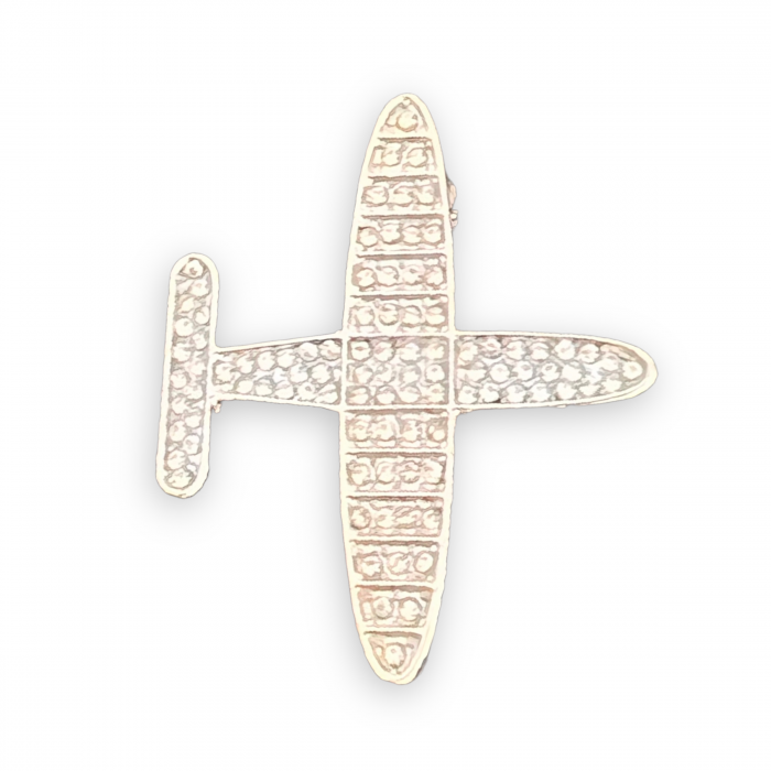 Brosa Plane & Cadou Esarfa Matase & Cutie Depozitare Bijuterii [2]