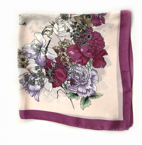 Brosa Rose Flower Perla Borealy & Esarfa Matase Borealy [3]