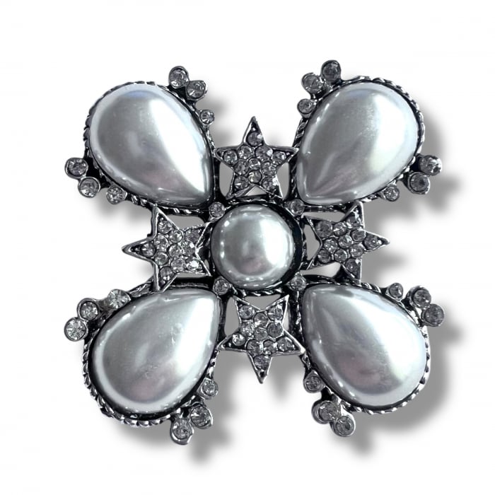 Brosa Vintage Cross Moon [2]