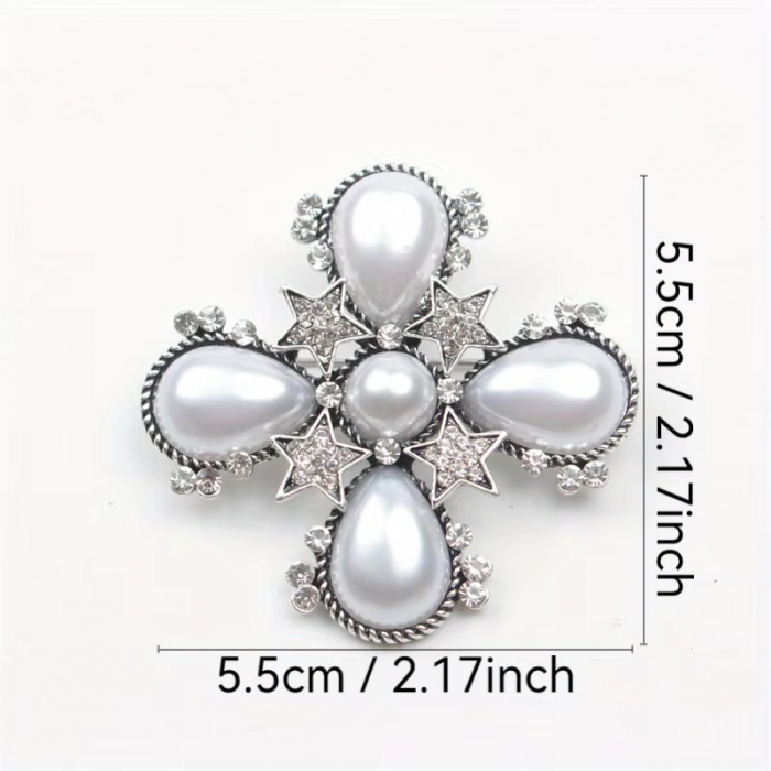 Brosa Vintage Cross Moon [3]