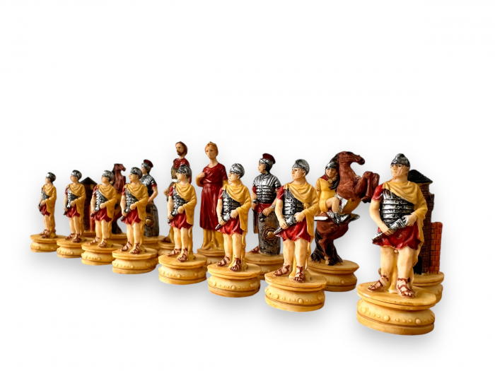 Premium Chess Game, cu figurine lucrate manual Roma Antica [10]
