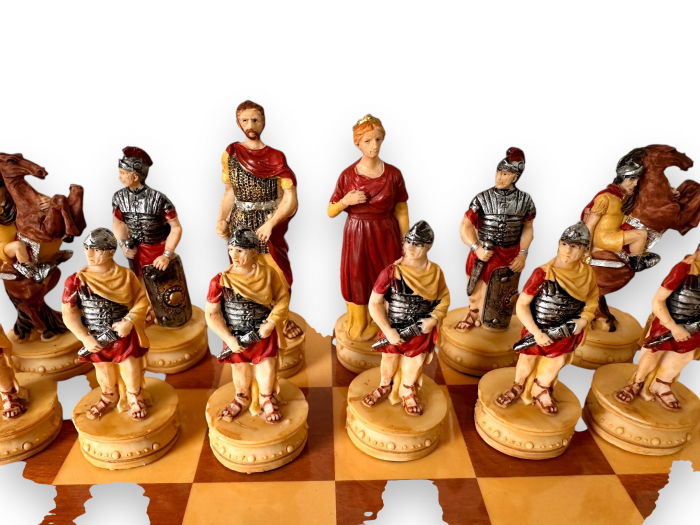 Premium Chess Game, cu figurine lucrate manual Roma Antica [12]
