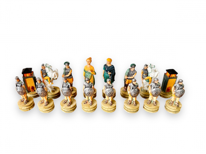 Premium Chess Game, cu figurine lucrate manual Roma Antica [9]