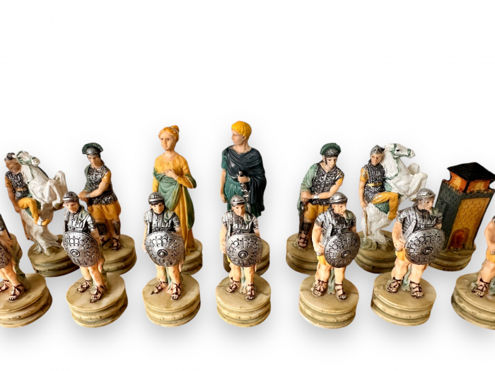 Premium Chess Game, cu figurine lucrate manual Roma Antica [7]