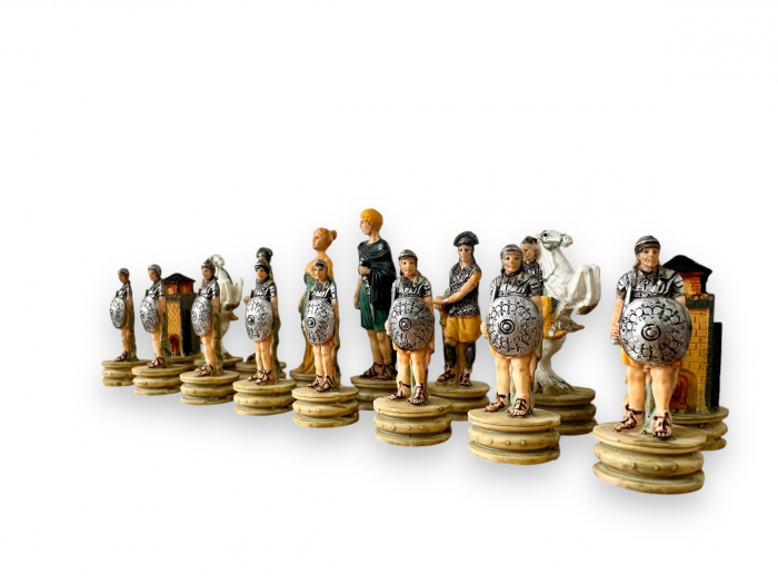 Premium Chess Game, cu figurine lucrate manual Roma Antica [5]