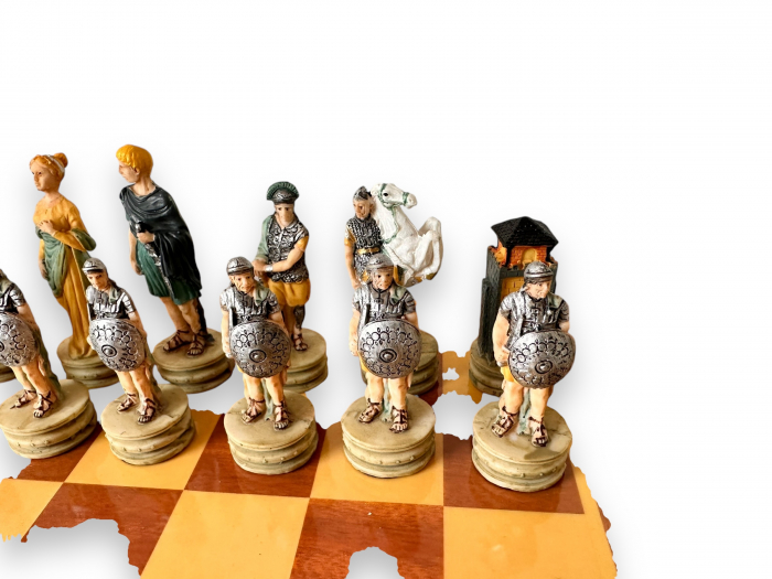 Premium Chess Game, cu figurine lucrate manual Roma Antica [6]