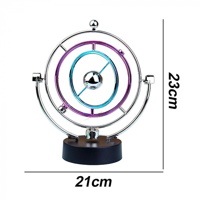 Cadou Birou Perpetuum Mobile Orbita cu baterii - Multicolor [3]