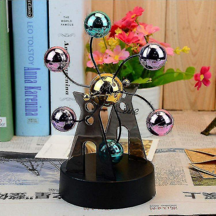 Cadou Birou Perpetuum Mobile Morisca, cu baterii - Multicolor [3]