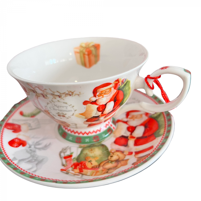 Cadou Set 2 Cani Merry Christmas cu farfurioare [2]