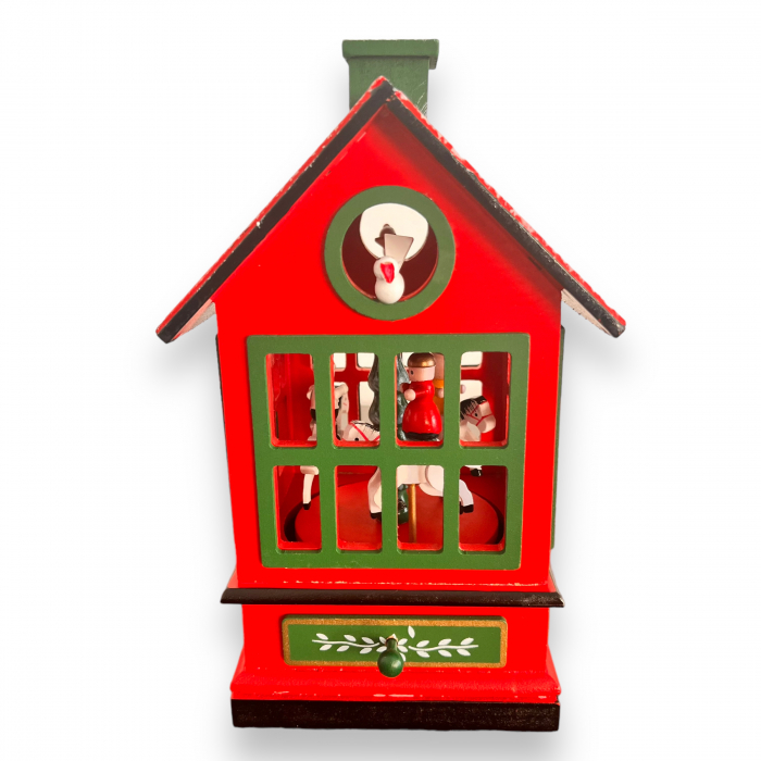 Cadou Craciun Casuta cu Carusel Muzical Christmas [3]