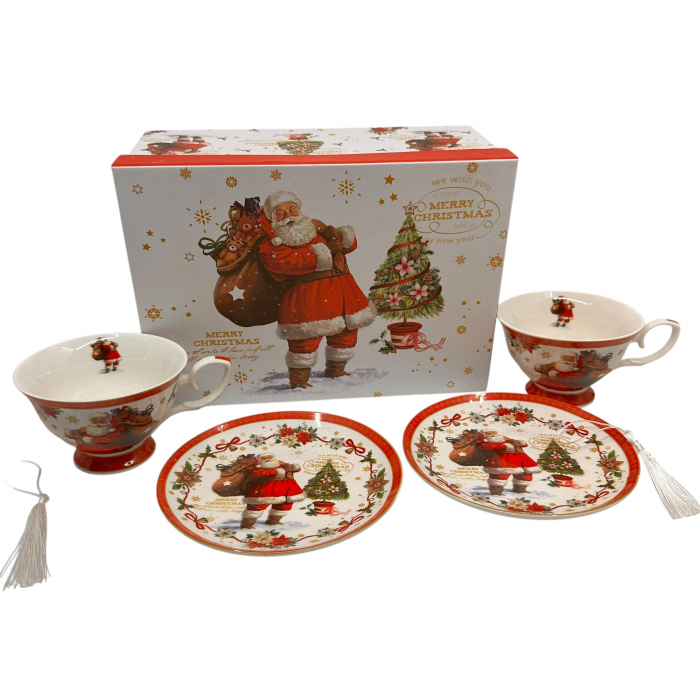 Cadou Crăciun Set Căni Merry Christmas [3]