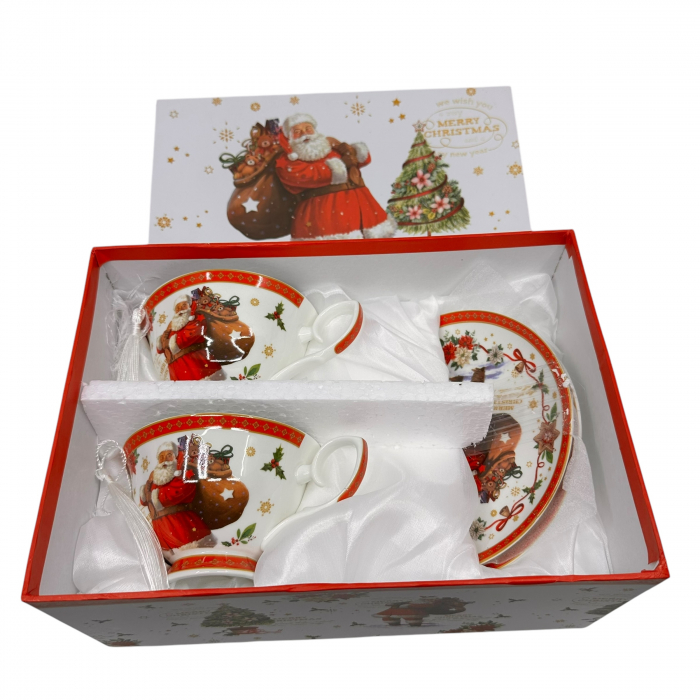 Cadou Crăciun Set Căni Merry Christmas [6]