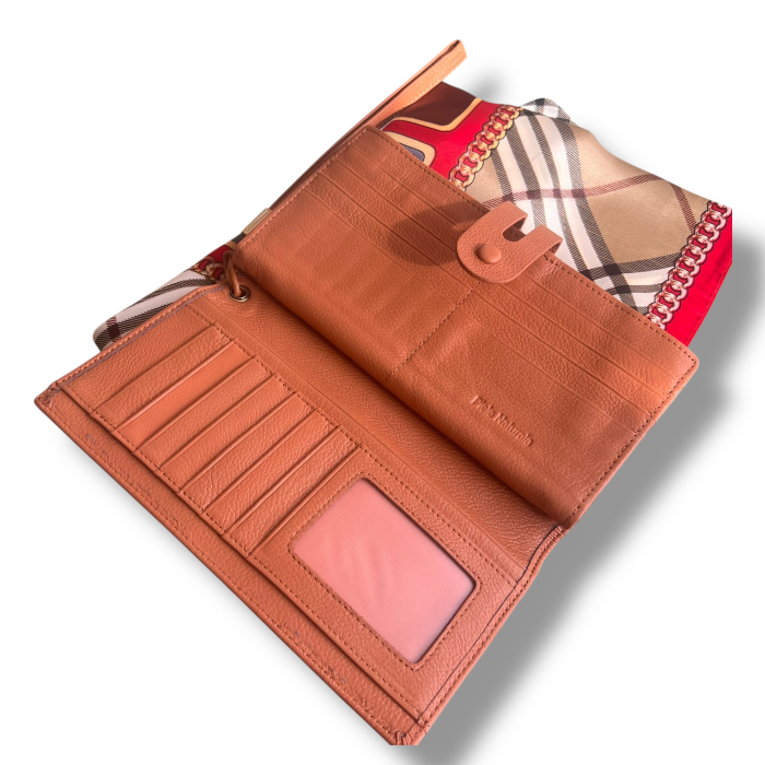 Set Cadou Luxury Femei – Portofel Piele, Eșarfă Mătase & Brățară Gold [4]