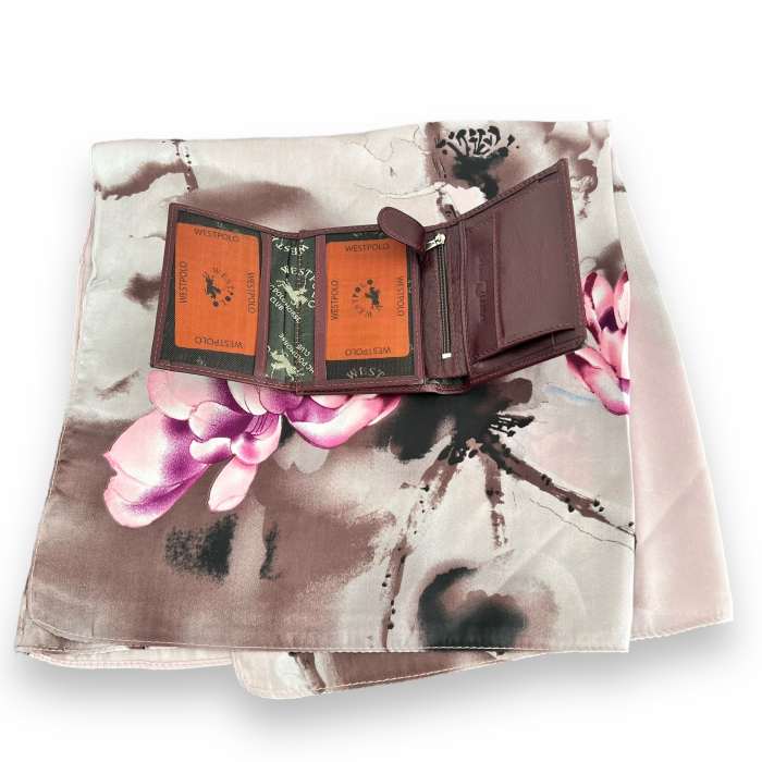 Cadou Esarfa si Portofel West Polo piele naturala [5]