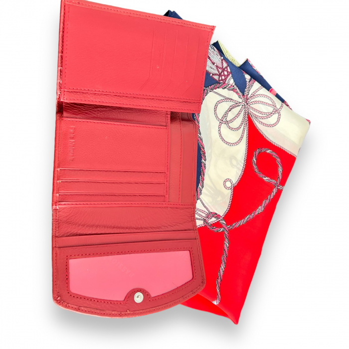 Cadou esarfa si portofel Rouge piele naturala [6]