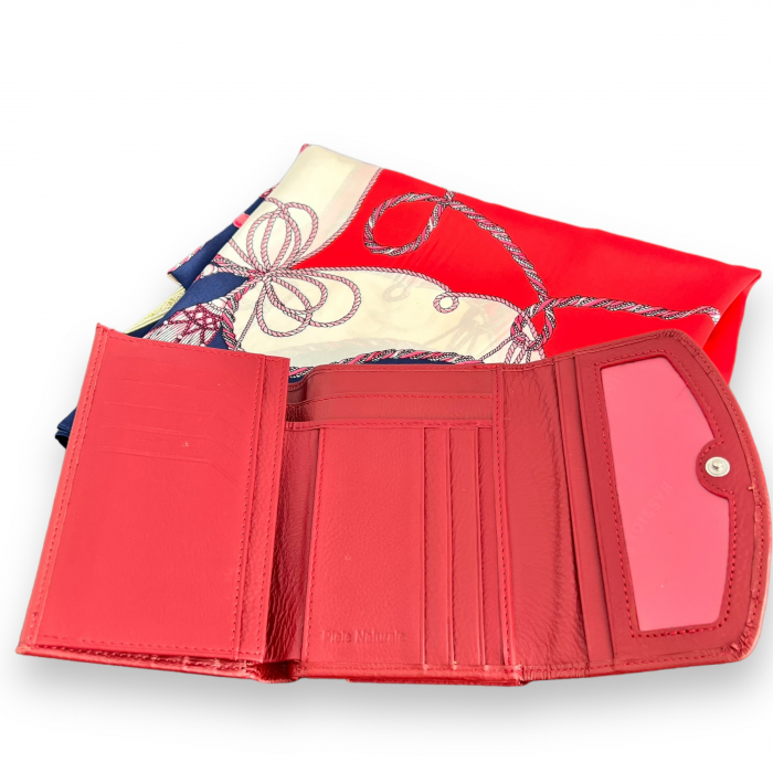 Cadou esarfa si portofel Rouge piele naturala [5]