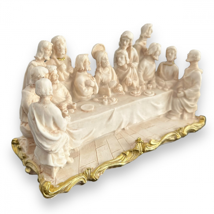Statueta decorativa Cina cea de Taina 16 x 8 cm  & Carte de Rugaciuni [2]