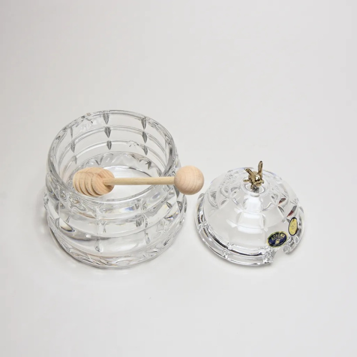 Honey Bee Recipient Miere din Cristal Bohemia 12 cm [3]