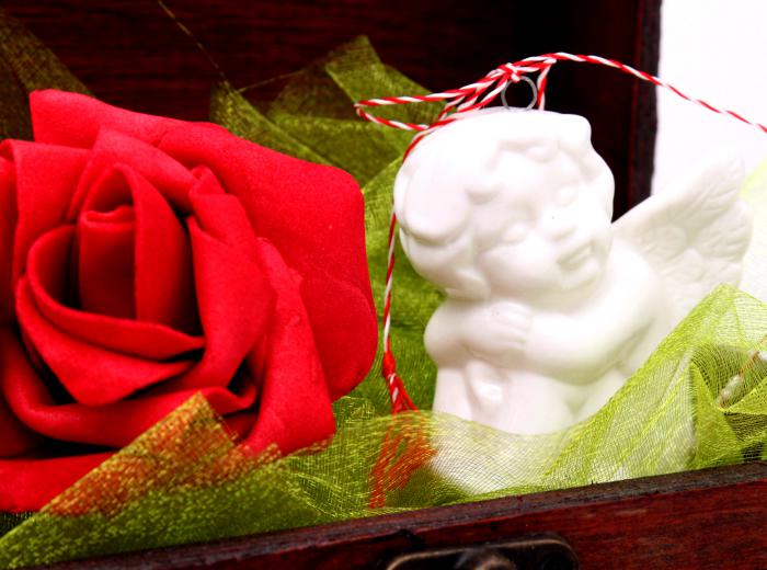 Cadou Angel of Love & Key Pendant Argint 925 [4]