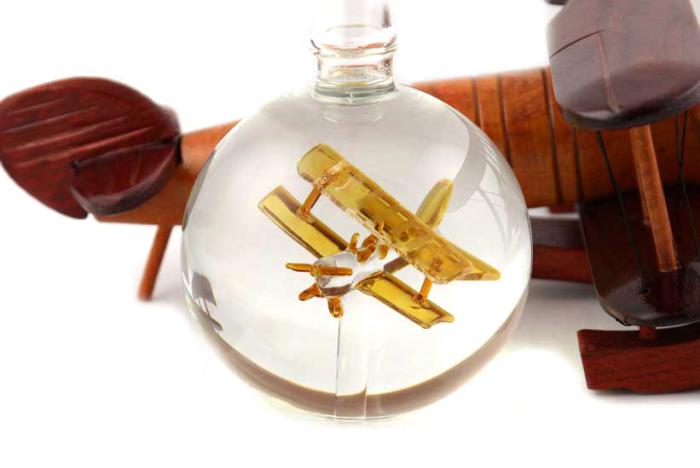 Cadou Airplane Bottle -  Sticla Lucrata Manual [3]