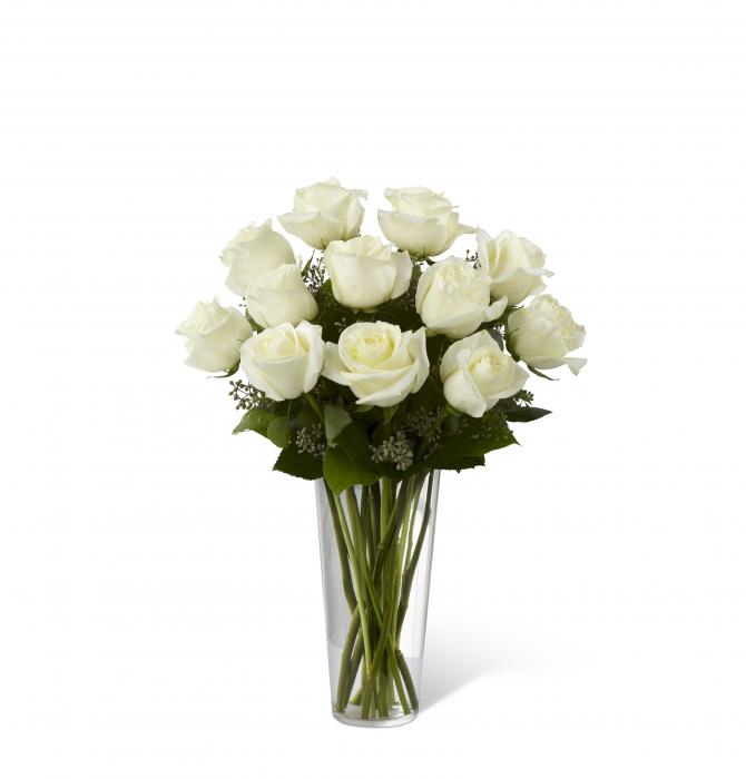 Buchet 19 trandafiri cu vază [3]