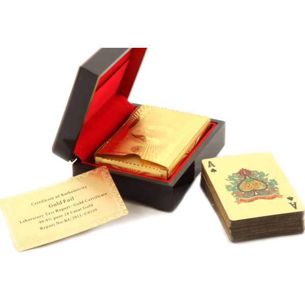 Golden Luxury Gift Set Pix Hugo Boss, Cafea Supreme d'Arabica, carti de joc aurite [5]