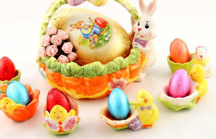 Happy Easter Cos Paste ceramica [2]