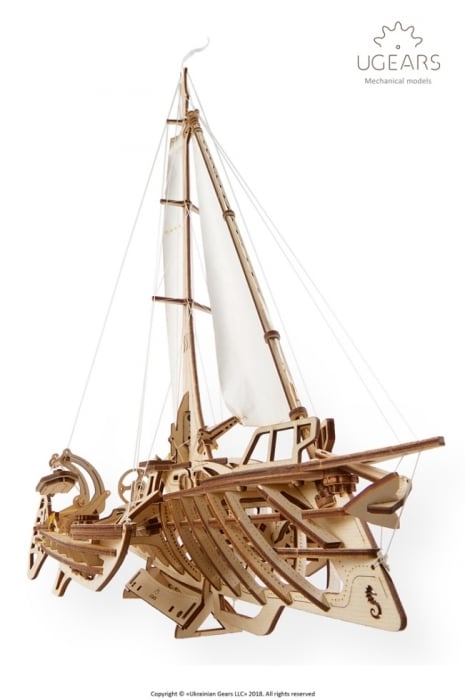 Barca Trimaran Puzzle 3D Mecanic [2]