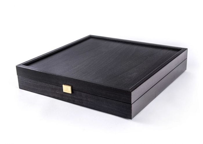 Sah Manopoulos 44x44cm perioada greco-romana piese maro si cupru-albastru pioni arcasi tabla turcoaz [3]