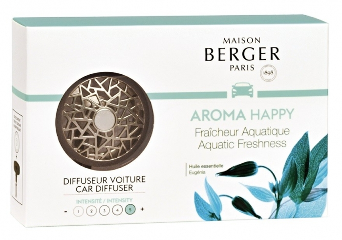 Car Lover - Berger Aroma Happy Fraicheur Aquatique Odorizant Masina + 3 Rezerve [3]