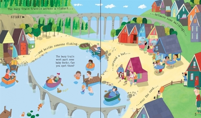 Carte Pull-back Busy Train [2]