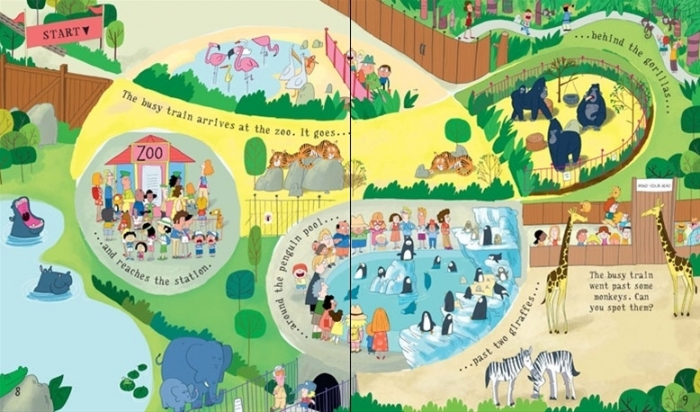 Carte Pull-back Busy Train [4]