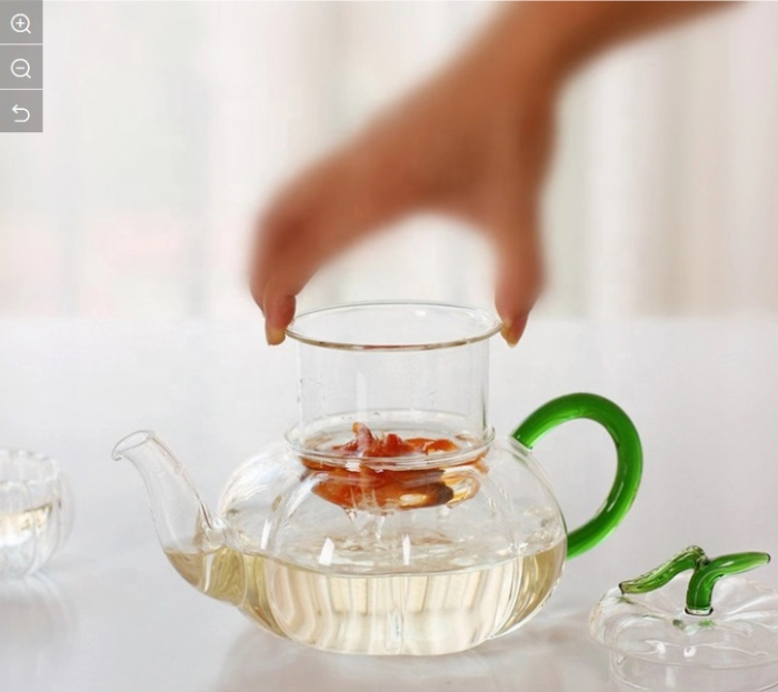 Ceainic sticla Green Leaf [3]