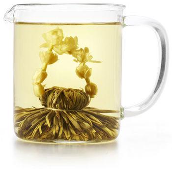 Ceai Floare Jasmine Arch Blooming flower cu ceainic sticlă de lux [2]