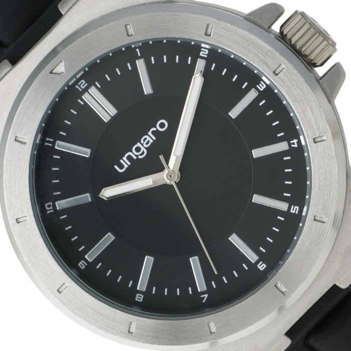 Ceas Andrea Ungaro & Butoni Elegant Round Silver Cadou Valentines Day [2]