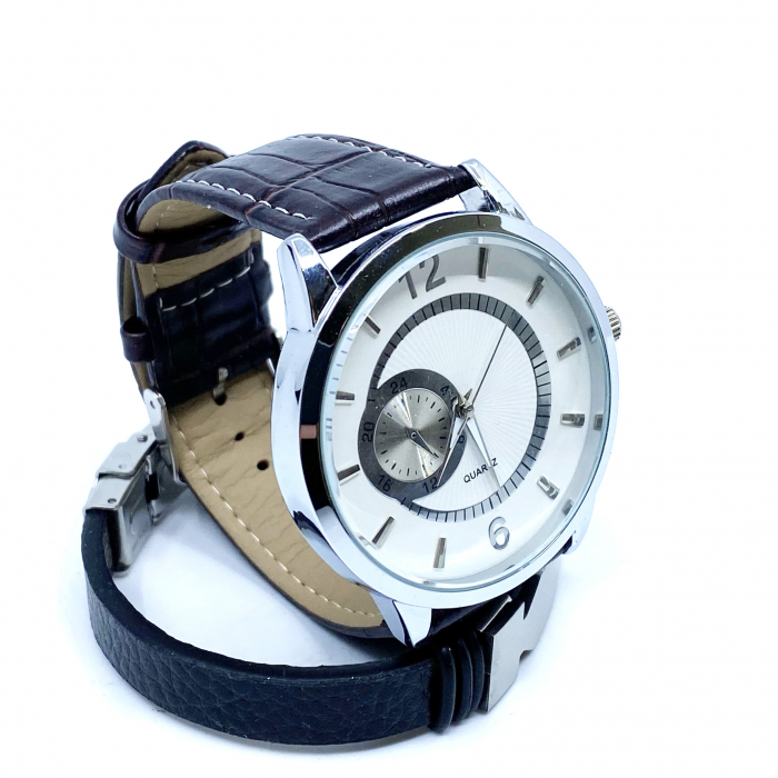 Ceas Gentleman & Bratara Piele [2]