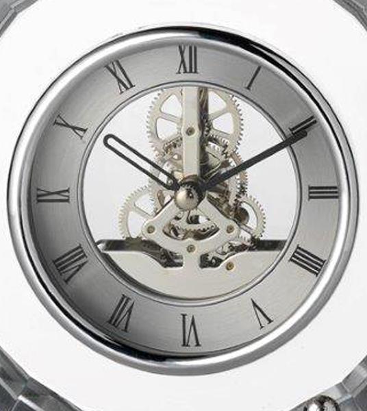 Ceas Crystal Round Desk with Base by Chinelli - Made in Italy [2]