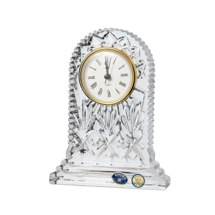 Ceas de masa din Cristal de BOHEMIA - 17,5 cm [1]