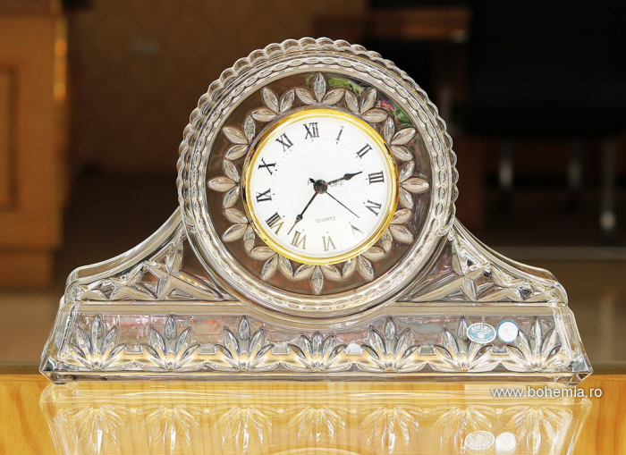 Ceas de masa din Cristal de BOHEMIA - 36 cm [2]