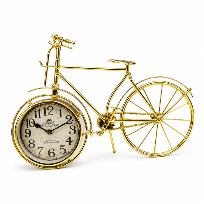 Ceas de Masă Decorativ Bicicletă Aurie [2]