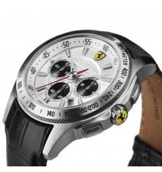 Ceas Luxury Scuderia Ferrari Leather Chronograph [3]