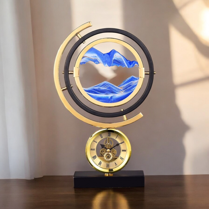 Ceas decorativ cu nisip artistic - Art Table Clock [5]