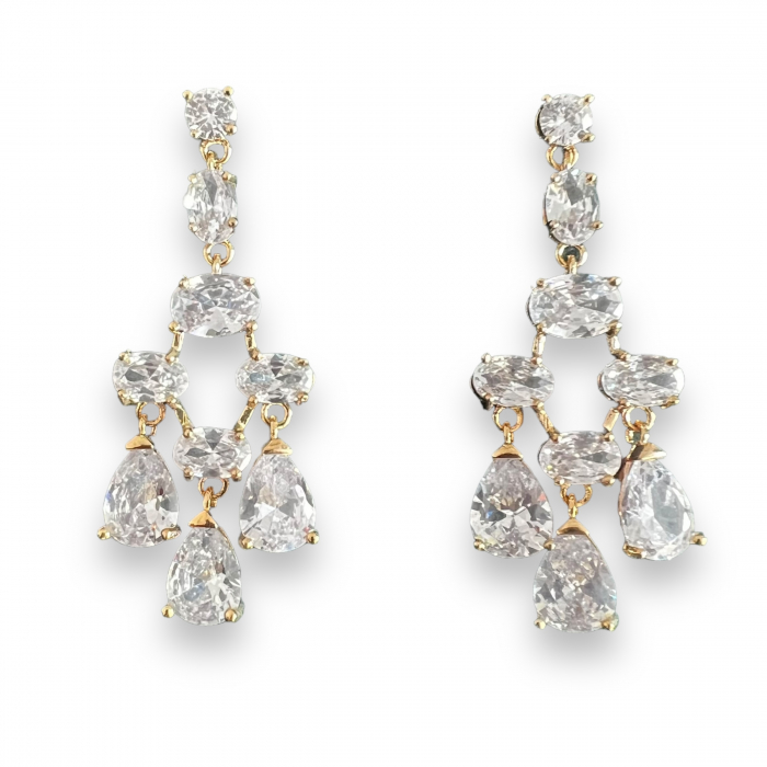 Ceas Q&Q, Cercei Gold Flower si Esarfa Matase Borealy [2]