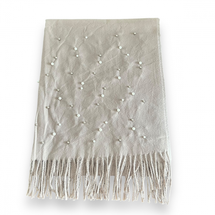 Cadou Ivory Pearl Manusi, Esarfa Casmir & Portofel Piele Naturala & Cadou Cercei Perle [5]