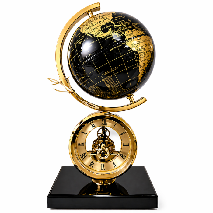 Ceas World Black - Gold Marble Luxury [2]