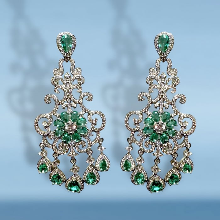 Cercei Borealy Chandelier Green Flower [2]