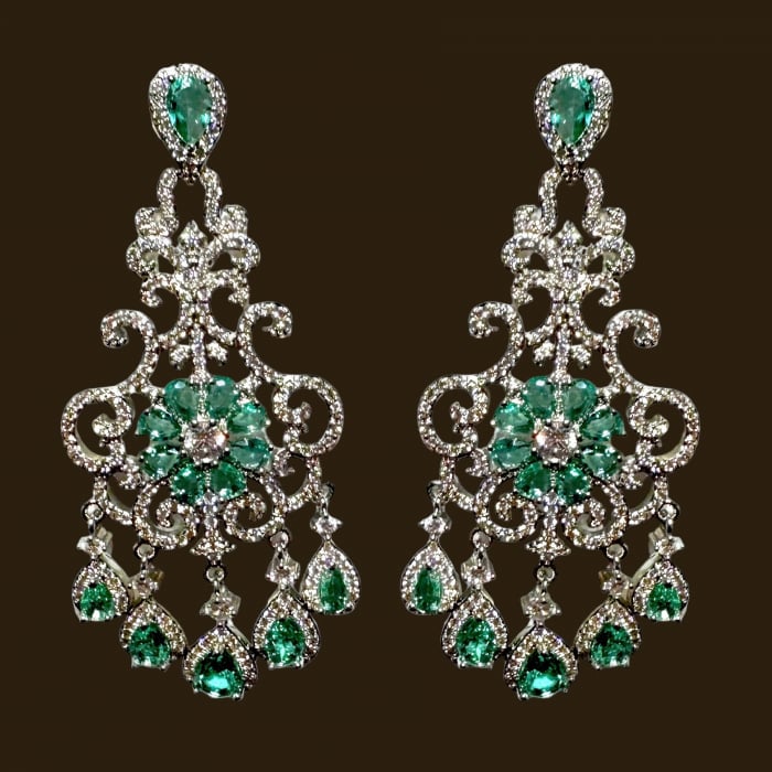 Cercei Borealy Chandelier Green Flower [4]