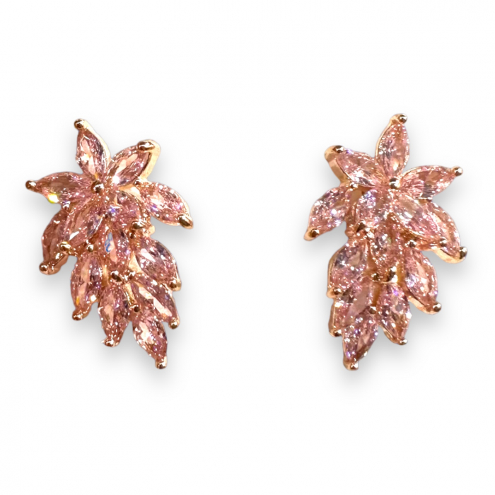 Cercei Irisa Flower Pink [4]
